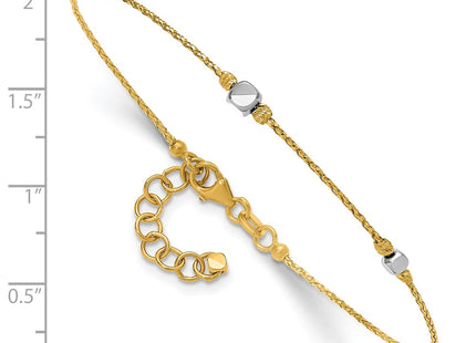 14k Two-tone Bracelets Style DB766 - Classique Jewelry Inc.