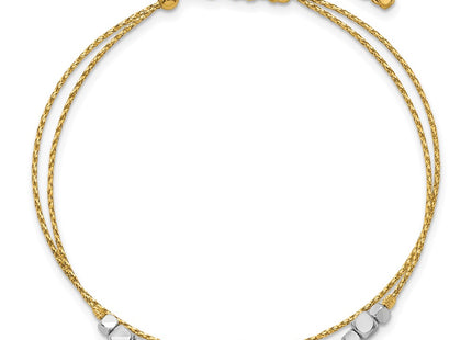 14k Two-tone Bracelets Style DB767 - Classique Jewelry Inc.