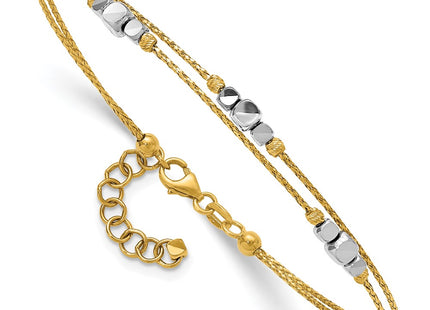 14k Two-tone Bracelets Style DB767 - Classique Jewelry Inc.