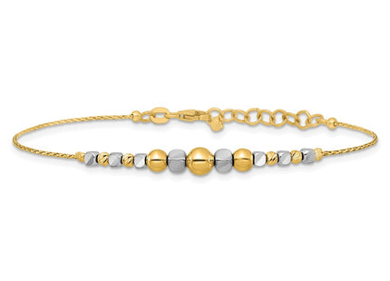 14K gold bracelet, alternate view