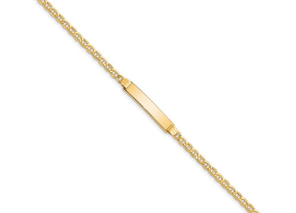 14k Yellow Gold Chain Bracelets Style DCID105 - Classique Jewelry Inc.