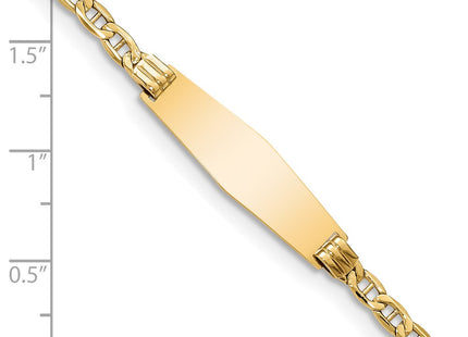 14k Yellow Gold Chain Bracelets Style DCID105C - Classique Jewelry Inc.