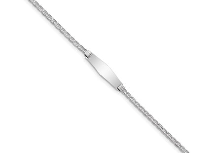 14k White Gold Chain Bracelets Style DCID105CW - Classique Jewelry Inc.