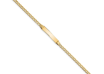 14k Yellow Gold Chain Bracelets Style DCID106 - Classique Jewelry Inc.