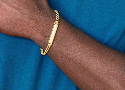 14k Yellow Gold Chain Bracelets Style DCID106 - Classique Jewelry Inc.
