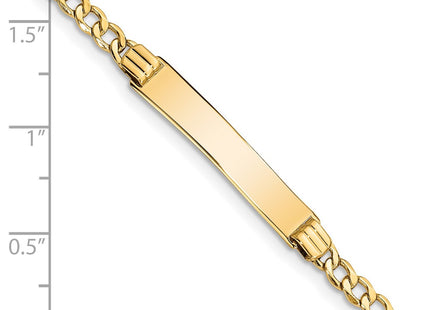 14k Yellow Gold Chain Bracelets Style DCID106 - Classique Jewelry Inc.