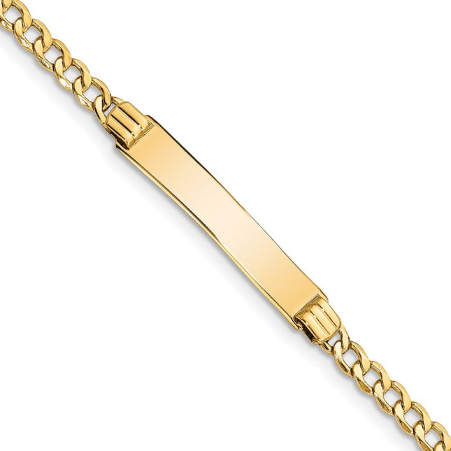14k Yellow Gold Chain Bracelets Style DCID106 - Classique Jewelry Inc.