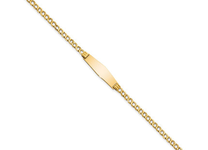 14k Yellow Gold Chain Bracelets Style DCID106C - Classique Jewelry Inc.