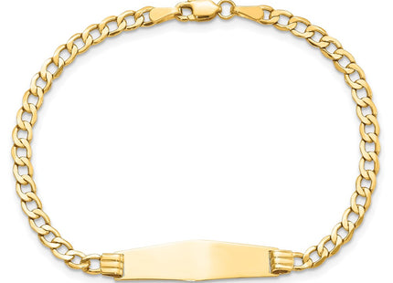 14k Yellow Gold Chain Bracelets Style DCID106C - Classique Jewelry Inc.