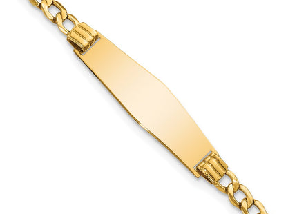 14k Yellow Gold Chain Bracelets Style DCID106C - Classique Jewelry Inc.