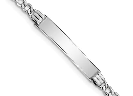 14k White Gold Chain Bracelets Style DCID106W - Classique Jewelry Inc.