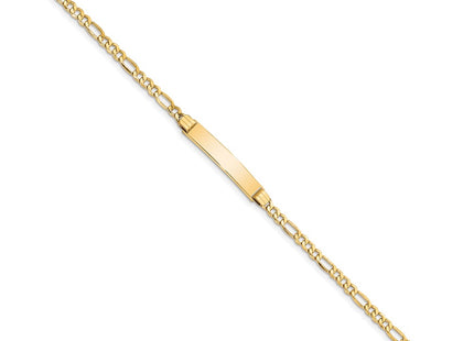 14k Yellow Gold Chain Bracelets Style DCID107 - Classique Jewelry Inc.
