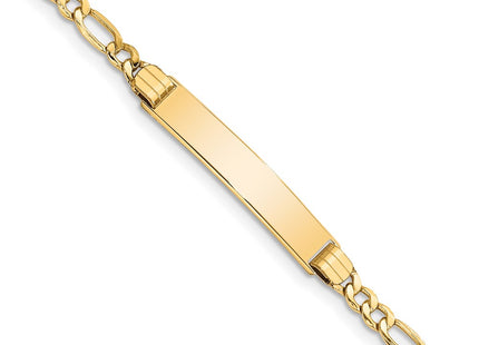 14k Yellow Gold Chain Bracelets Style DCID107 - Classique Jewelry Inc.