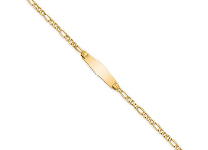 14k Yellow Gold Chain Bracelets Style DCID107C - Classique Jewelry Inc.