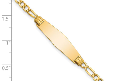 14k Yellow Gold Chain Bracelets Style DCID107C - Classique Jewelry Inc.