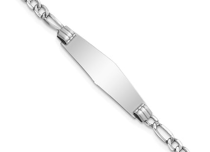 14k White Gold Chain Bracelets Style DCID107CW - Classique Jewelry Inc.