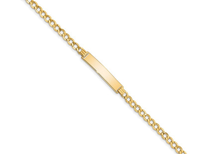 14k Yellow Gold Chain Bracelets Style DCID110 - Classique Jewelry Inc.