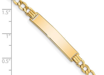 14k Yellow Gold Chain Bracelets Style DCID110 - Classique Jewelry Inc.