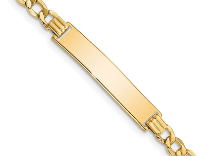 14k Yellow Gold Chain Bracelets Style DCID110 - Classique Jewelry Inc.