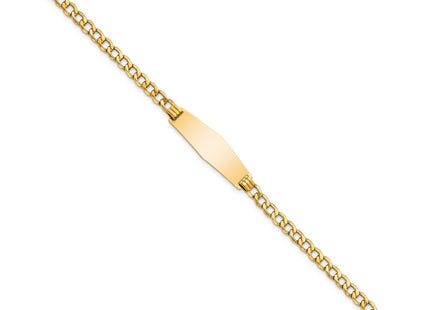 14k Yellow Gold Chain Bracelets Style DCID110C - Classique Jewelry Inc.