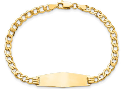 14k Yellow Gold Chain Bracelets Style DCID110C - Classique Jewelry Inc.