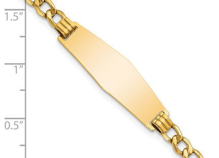 14k Yellow Gold Chain Bracelets Style DCID110C - Classique Jewelry Inc.