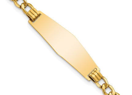 14k Yellow Gold Chain Bracelets Style DCID110C - Classique Jewelry Inc.