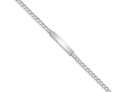 14k White Gold Chain Bracelets Style DCID110W - Classique Jewelry Inc.