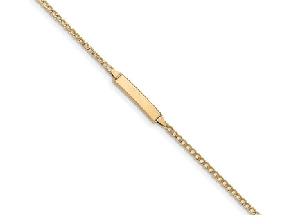 14k Yellow Gold Chain Bracelets Style DCID132 - Classique Jewelry Inc.