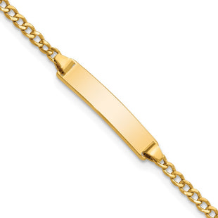 14k Yellow Gold Chain Bracelets Style DCID132 - Classique Jewelry Inc.