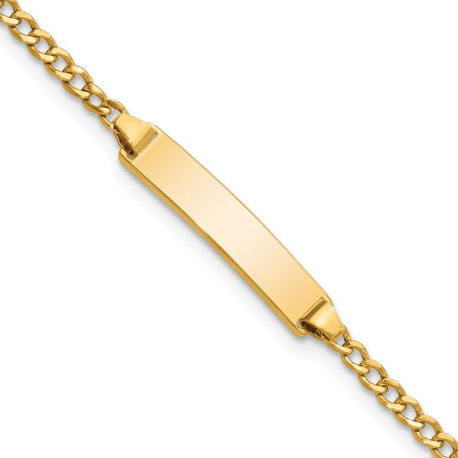 14k Yellow Gold Chain Bracelets Style DCID132 - Classique Jewelry Inc.