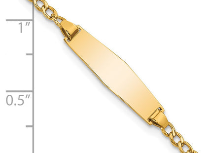 14k Yellow Gold Chain Bracelets Style DCID132C - Classique Jewelry Inc.