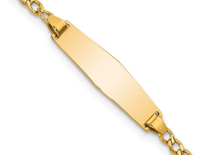 14k Yellow Gold Chain Bracelets Style DCID132C - Classique Jewelry Inc.