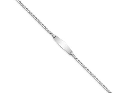 14k White Gold Chain Bracelets Style DCID132CW - Classique Jewelry Inc.