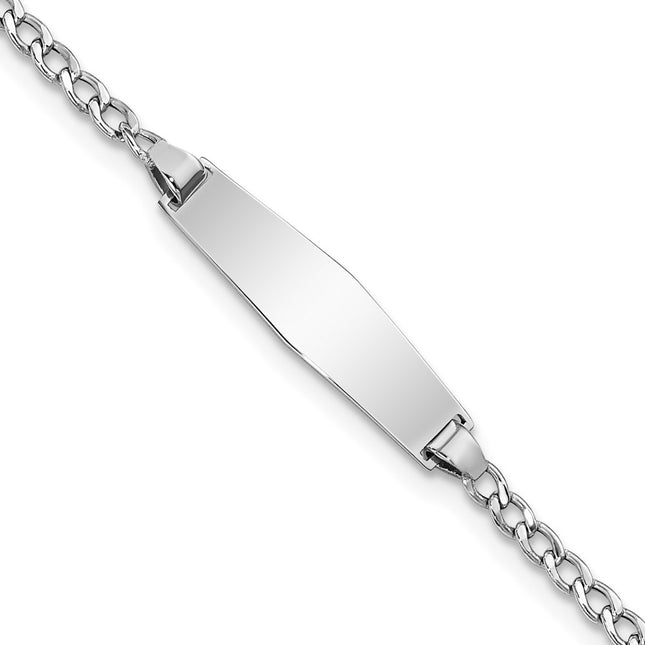 14k White Gold Chain Bracelets Style DCID132CW - Classique Jewelry Inc.