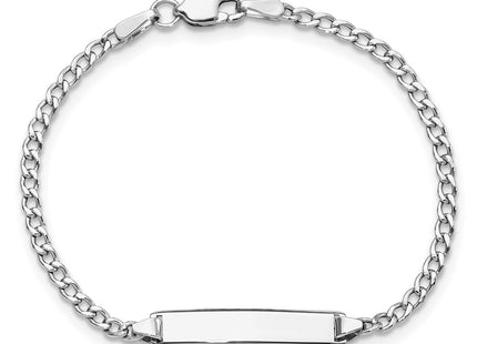 14k White Gold Chain Bracelets Style DCID132W - Classique Jewelry Inc.