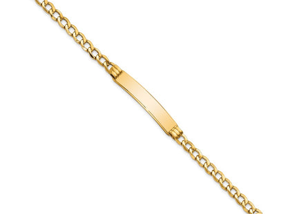 14k Yellow Gold Chain Bracelets Style DCID133 - Classique Jewelry Inc.