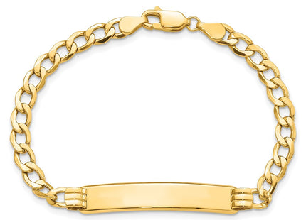 14k Yellow Gold Chain Bracelets Style DCID133 - Classique Jewelry Inc.