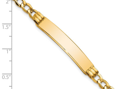 14k Yellow Gold Chain Bracelets Style DCID133 - Classique Jewelry Inc.