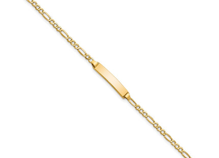 14k Yellow Gold Chain Bracelets Style DCID134 - Classique Jewelry Inc.