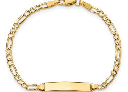 14k Yellow Gold Chain Bracelets Style DCID134 - Classique Jewelry Inc.