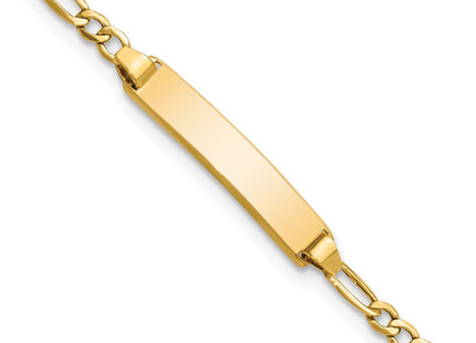 14k Yellow Gold Chain Bracelets Style DCID134 - Classique Jewelry Inc.