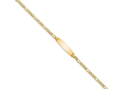 14k Yellow Gold Chain Bracelets Style DCID134C - Classique Jewelry Inc.