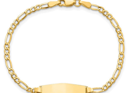 14k Yellow Gold Chain Bracelets Style DCID134C - Classique Jewelry Inc.