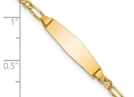 14k Yellow Gold Chain Bracelets Style DCID134C - Classique Jewelry Inc.