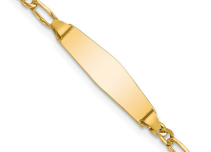14k Yellow Gold Chain Bracelets Style DCID134C - Classique Jewelry Inc.