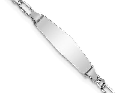 14k White Gold Chain Bracelets Style DCID134CW - Classique Jewelry Inc.