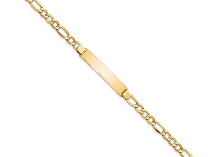 14k Yellow Gold Chain Bracelets Style DCID135 - Classique Jewelry Inc.