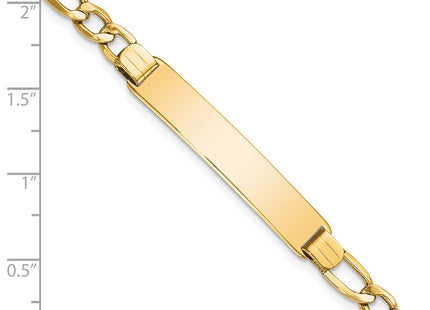 14k Yellow Gold Chain Bracelets Style DCID135 - Classique Jewelry Inc.