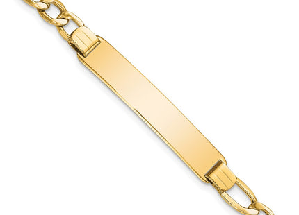14k Yellow Gold Chain Bracelets Style DCID135 - Classique Jewelry Inc.